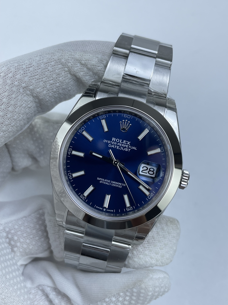 (준비완료/특급배송)NO.2467/VS공장 롤렉스 데이저스트 41MM 블루바인덱스 오이스터브슬 돔베젤 VS3235