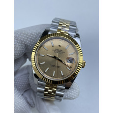 (준비완료/특급배송)NO.3203/롤렉스 데이저스트 41 126334 콤비 옐로우골드 샴페인골드 바인덱스 QP공장